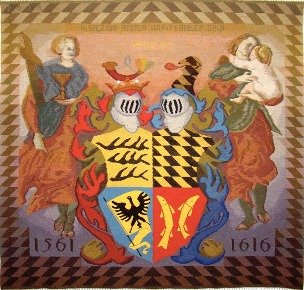 Herb rodowy Księżnej Anny Wirtemberskiej